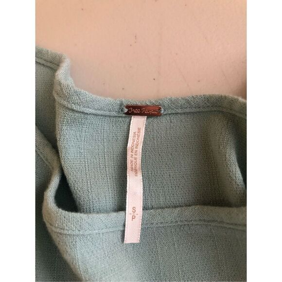 Free people Clear skies cold shoulder tunic Mint SZ SP - Picture 8 of 11